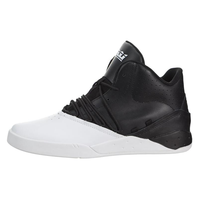 Buty Supra ESTABAN - Sneakersy Damskie - Czarne Białe (GSRH-16490)